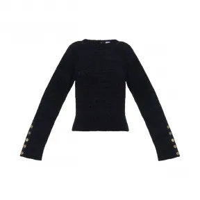 罗意威/Loewe Button Back Sweater黑色 D3179240VO