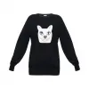 罗意威/Loewe Cat Jacquard Sweater黑色 D3269970SM
