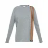 罗意威/Loewe Sweater With Leather Straps 浅灰色 D3269980SM