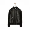罗意威/Loewe Zip Blouson Round Back Patch黑色/棕褐色 H1108900AV