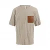 罗意威/Loewe Crinkle Tshirt米色 H117990ACC