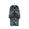 罗意威/Loewe Embroidrd Duffle Coat Flowers蓝色/绿色 H2101130DF