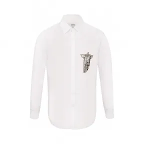 罗意威/Loewe Patch Shirt 白色 H2159226CG