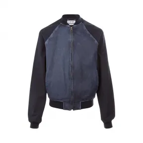 罗意威/Loewe Teddy Blouson靛蓝色 H2178120BE