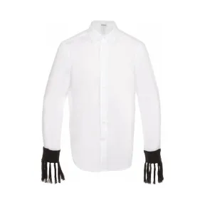 罗意威/Loewe 流苏袖口衬衫 白色 H2269160FA