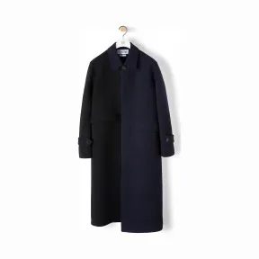 罗意威/Loewe Asymmetric CoatNavy Blue/Black H2291111BO