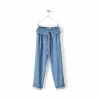 罗意威/Loewe Belted Pleated Oversize Jeans单宁蓝 H2292400IB
