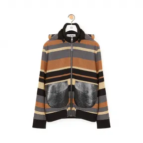 罗意威/Loewe Stripe BlousonBlack/Beige/Grey H2298110PO