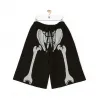 罗意威/Loewe Skeleton Shorts黑色/白色 H3102020CO