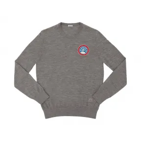 罗意威/Loewe Space Cadet Patch Jumper Grey Melange H3169390CO