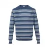 罗意威/Loewe Striped Sweaterblue melange H3179010CO