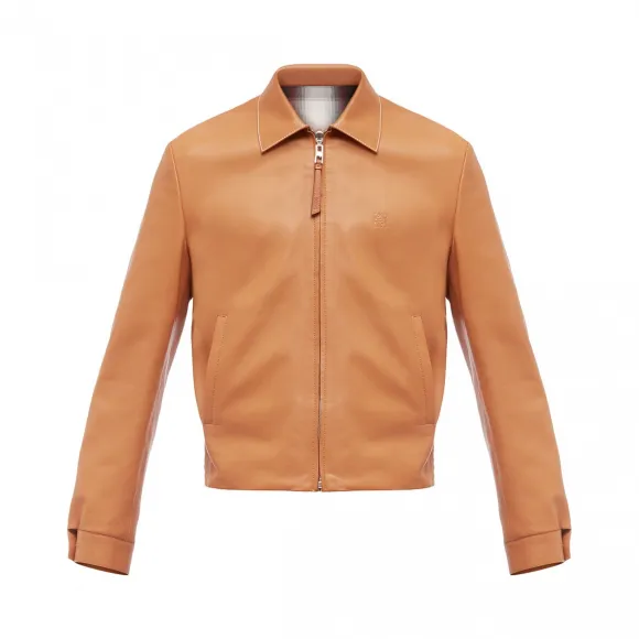 罗意威/Loewe Reversible Zip BlousonLight Toffee H5198570AV