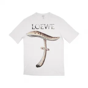 罗意威/Loewe 蘑菇图案圆领t恤 黑色 H6269720CR