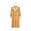 罗意威/Loewe Shearling Coat金色/白色 S1101993MS