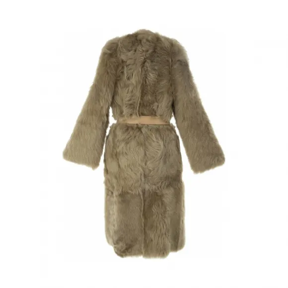 罗意威/Loewe 束带大衣 驼色 S12610011B