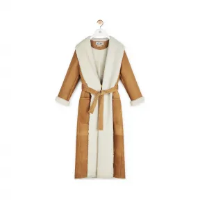 罗意威/Loewe Long Shearling Coat驼色 S1291963TC