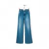 罗意威/Loewe Flare Denim Trousers水洗牛仔蓝 S2102160IB