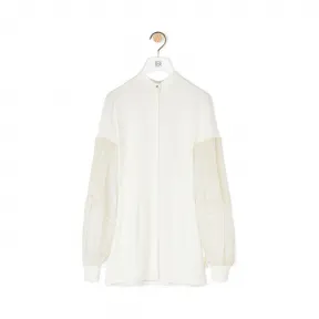 罗意威/Loewe Golden String Blouse白色 S2109020AP