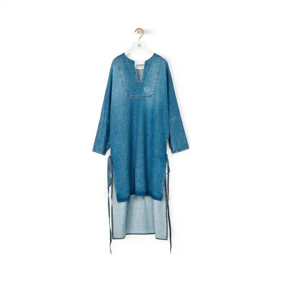 罗意威/Loewe Denim Tunic Dress水洗牛仔蓝 S2109810IB