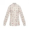 罗意威/Loewe Printed Classic Shirt白色/粉色 S2179290GA