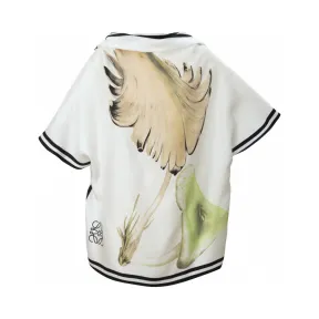 罗意威/Loewe 蘑菇印花披肩 白色 S2269150FA