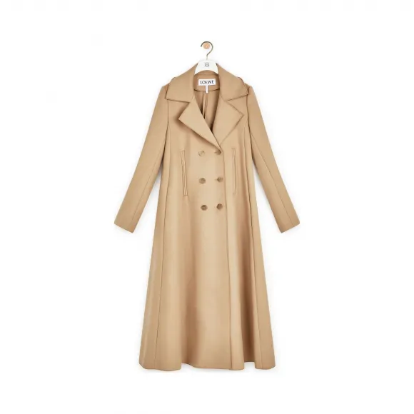 罗意威/Loewe Swing Coat驼色 S2291210ST