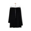 罗意威/Loewe Pleated Skirt黑色 S2295000RO