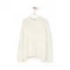 罗意威/Loewe Cable Crewneck Sweater淡褐色 S3109270CO