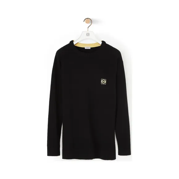 罗意威/Loewe Anagram Sweater黑色 S3109280SM