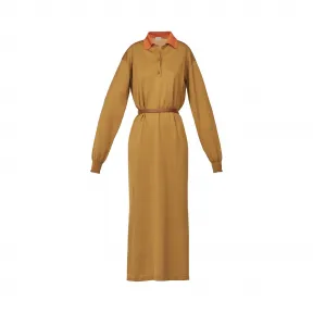 罗意威/Loewe Poloneck Knit Dress驼色 S3176020CO