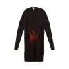 罗意威/Loewe Vneck Sweater Dress Greek黑色/深棕色 S3179060SM