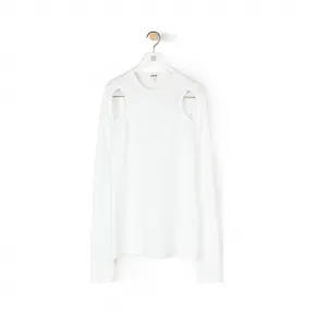 罗意威/Loewe Cut Out Long Slv T-Shirt黑色 S6109160PC