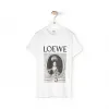 罗意威/Loewe T-Shirt Loewe Portrait白色/棕色 S6109660PC