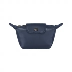 珑骧/Longchamp 硬币和卡片夹 Le Pliage Cuir 海军蓝 (30016757556)