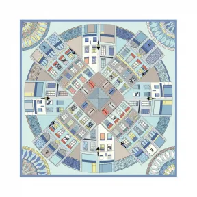 珑骧/Longchamp Maison Saint-Honoré 系列 丝巾 50556SOIP32