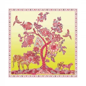 珑骧/Longchamp Arbre de vie 系列 丝巾 50559SOIP33