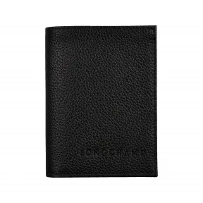 珑骧/Longchamp 卡片夹 Le Foulonné 系列 黑色 (L3572021001)