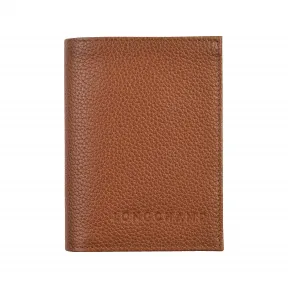 珑骧/Longchamp 卡片夹 Le Foulonné 系列 淡红褐色 (L3572021121)