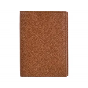 珑骧/Longchamp 卡片夹 Le Foulonné 系列 淡红褐色 (L3572021F72)