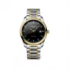 浪琴/Longines 名匠系列 40.00 MM 40.00 MM 精钢表壳/200微米 18K包金黄金表圈 自动上链机械机芯 男表 L2.793.5.59.7