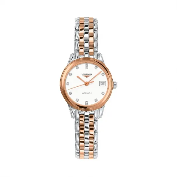 浪琴/Longines 军旗系列 自动机械 精钢 镀金 女表 L4.274.3.99.7