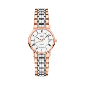 浪琴/Longines 瑰丽系列 自动机械 精钢镀18K玫瑰金 女表 L4.322.1.11.7