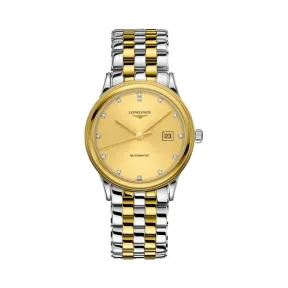 浪琴/Longines 精钢 金色 自动机械机芯 手表 L4.984.3.37.7