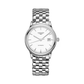 浪琴/Longines 精钢 白色 自动机械机芯 手表 L4.984.4.12.6