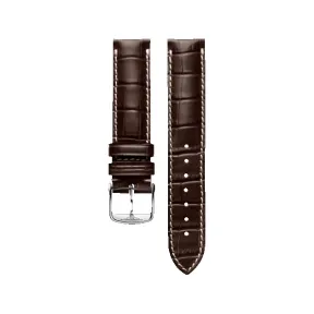 浪琴/Longines 哑光棕色 19.00 MM 小牛皮 表带 L682101358