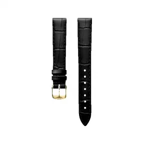 浪琴/Longines 亮黑色 14.00 MM 小牛皮 表带 L682117516