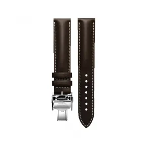 浪琴/Longines 哑光棕色 17.00 MM 小牛皮 表带 L682132204