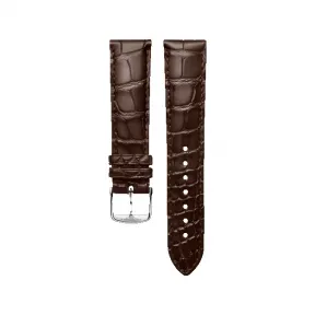 浪琴/Longines 哑光棕色 20.00 MM 鳄鱼皮 表带 L682152098