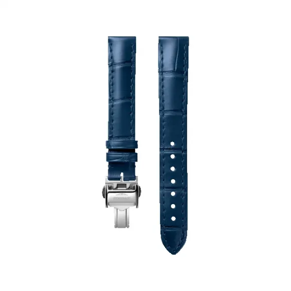 浪琴/Longines 哑光蓝色 14.00 MM 鳄鱼皮 表带 L682166879