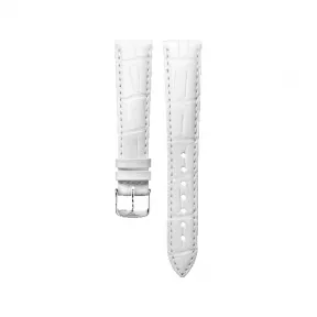 浪琴/Longines 白色 17.00 MM 鳄鱼皮 表带 L682167655